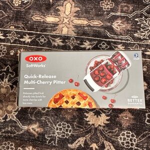 Oxo SoftWorks Cherry Pitter - Red and White